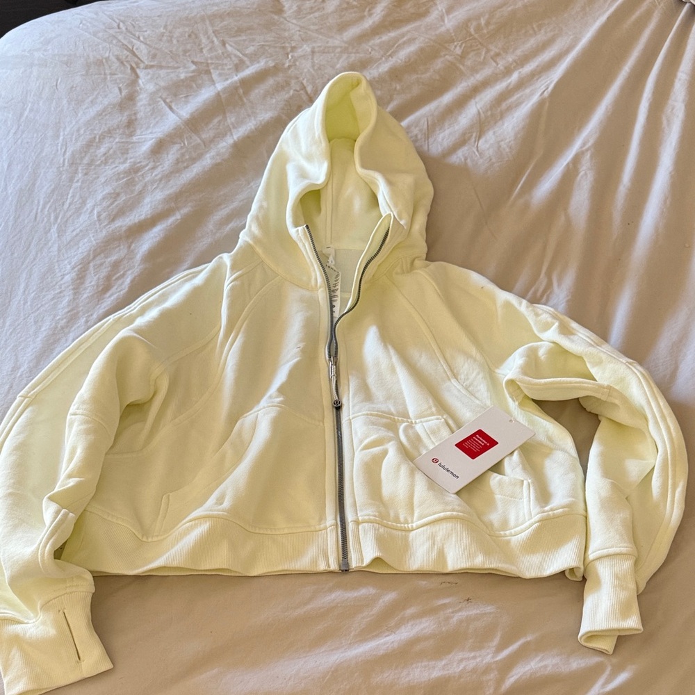 Lululemon Athletica Light Cream Teddy Jacket